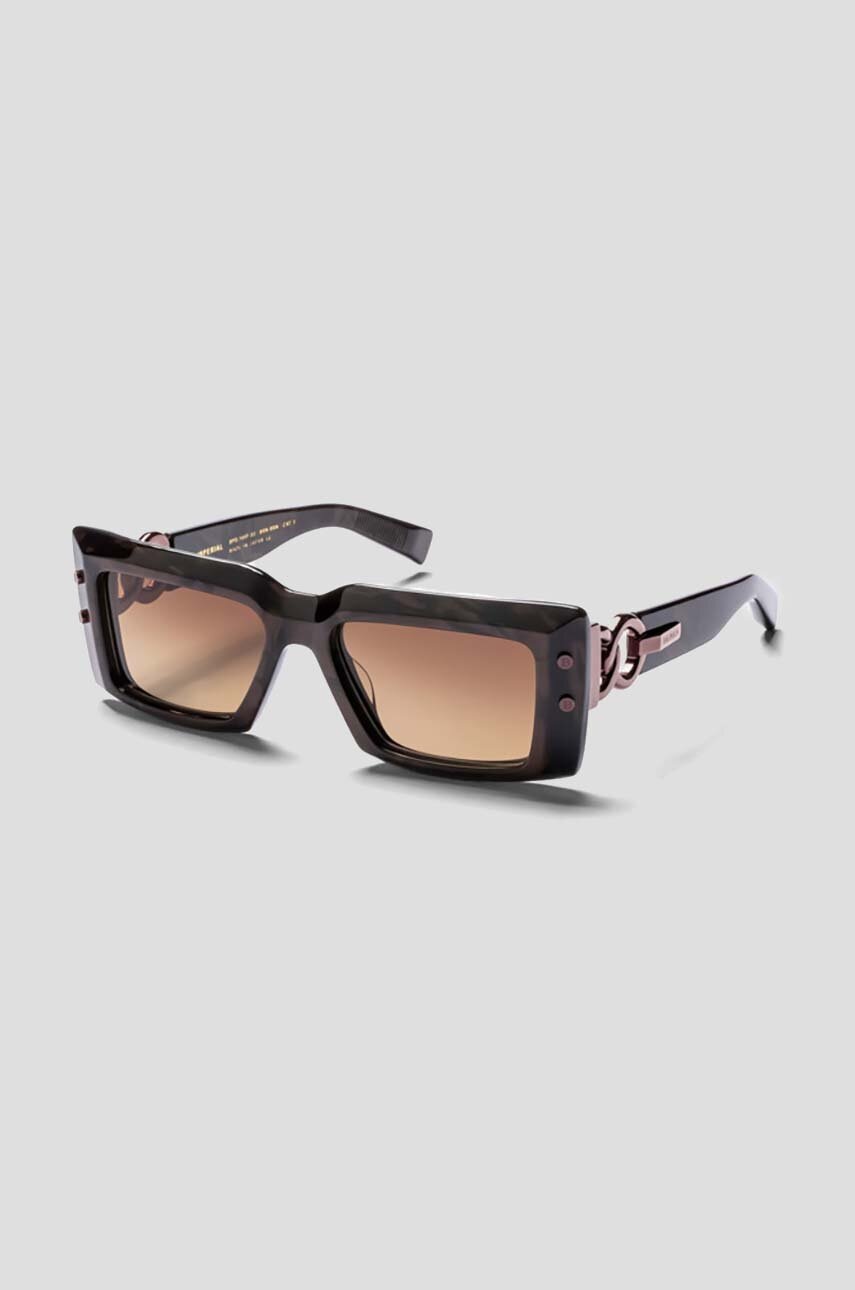

Слънчеви очила Balmain IMPERIAL в кафяво BPS.145F, Кафяв