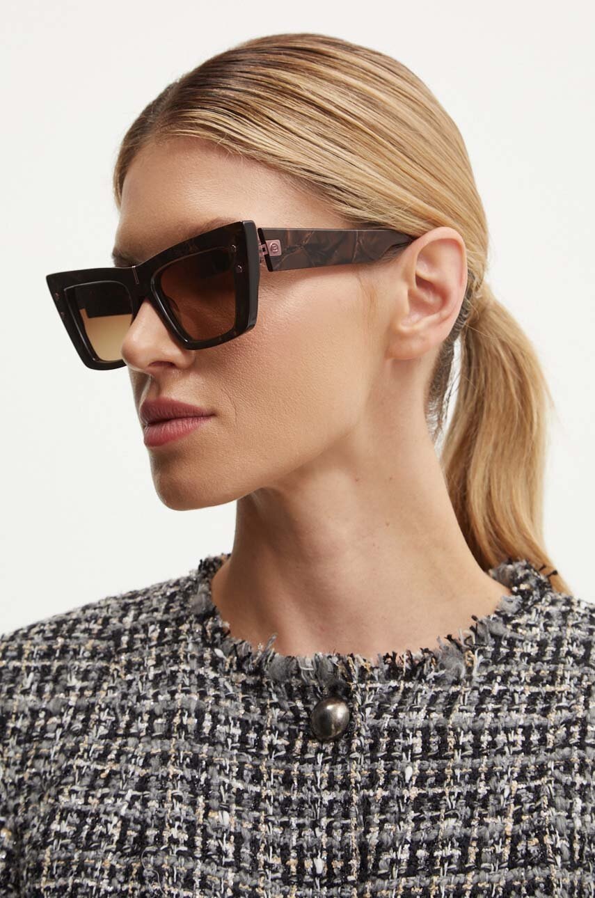 Сонцезахисні окуляри Balmain B - EYE колір коричневий BPS.156D 