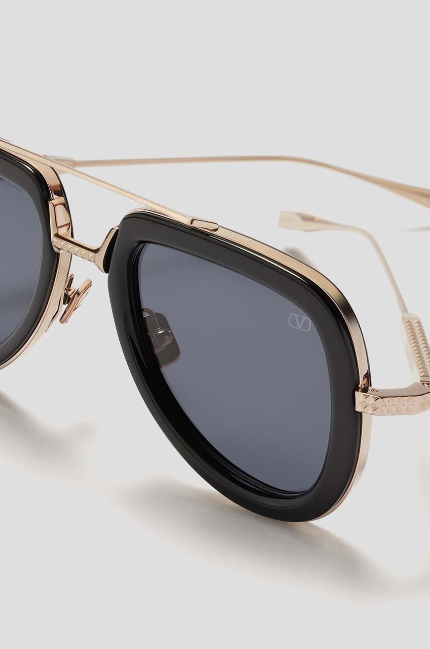 Γυαλιά ηλίου Valentino V - LSTORY χρώμα: μαύρο, VLS.129A φωτογραφία