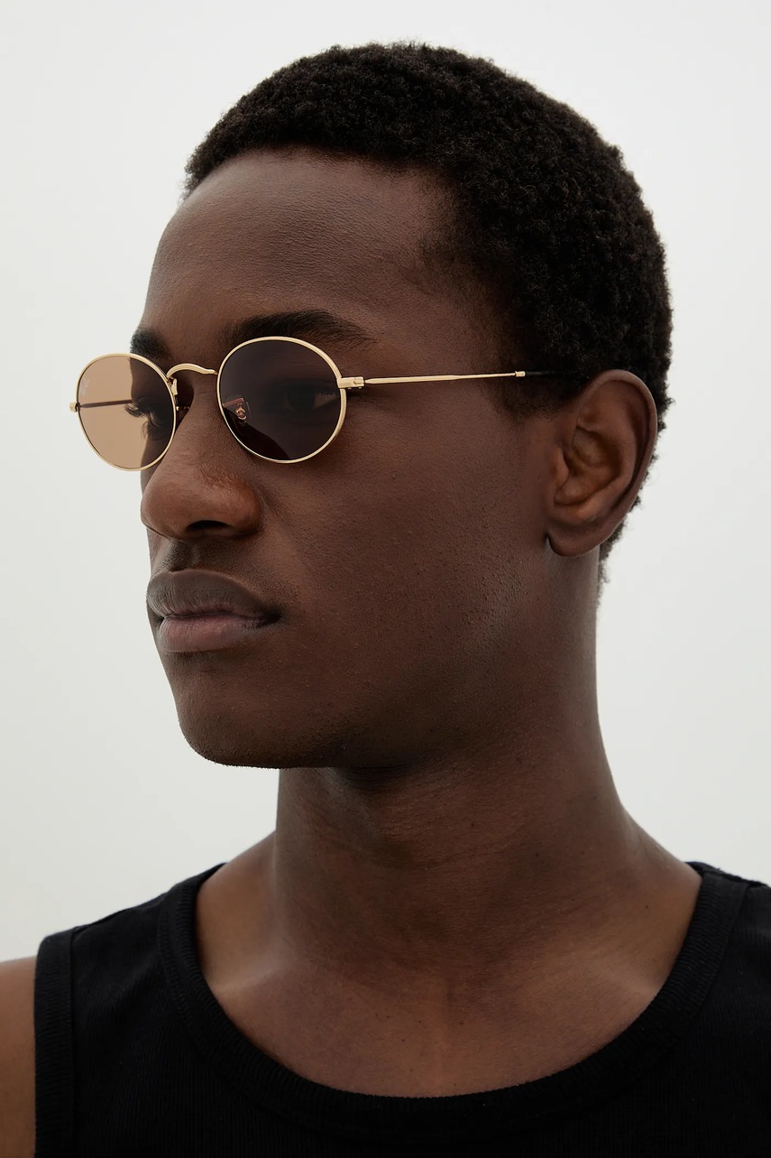 Γυαλιά ηλίου Ray-Ban OVAL χρώμα: μαύρο, 0RB3547 φωτογραφία