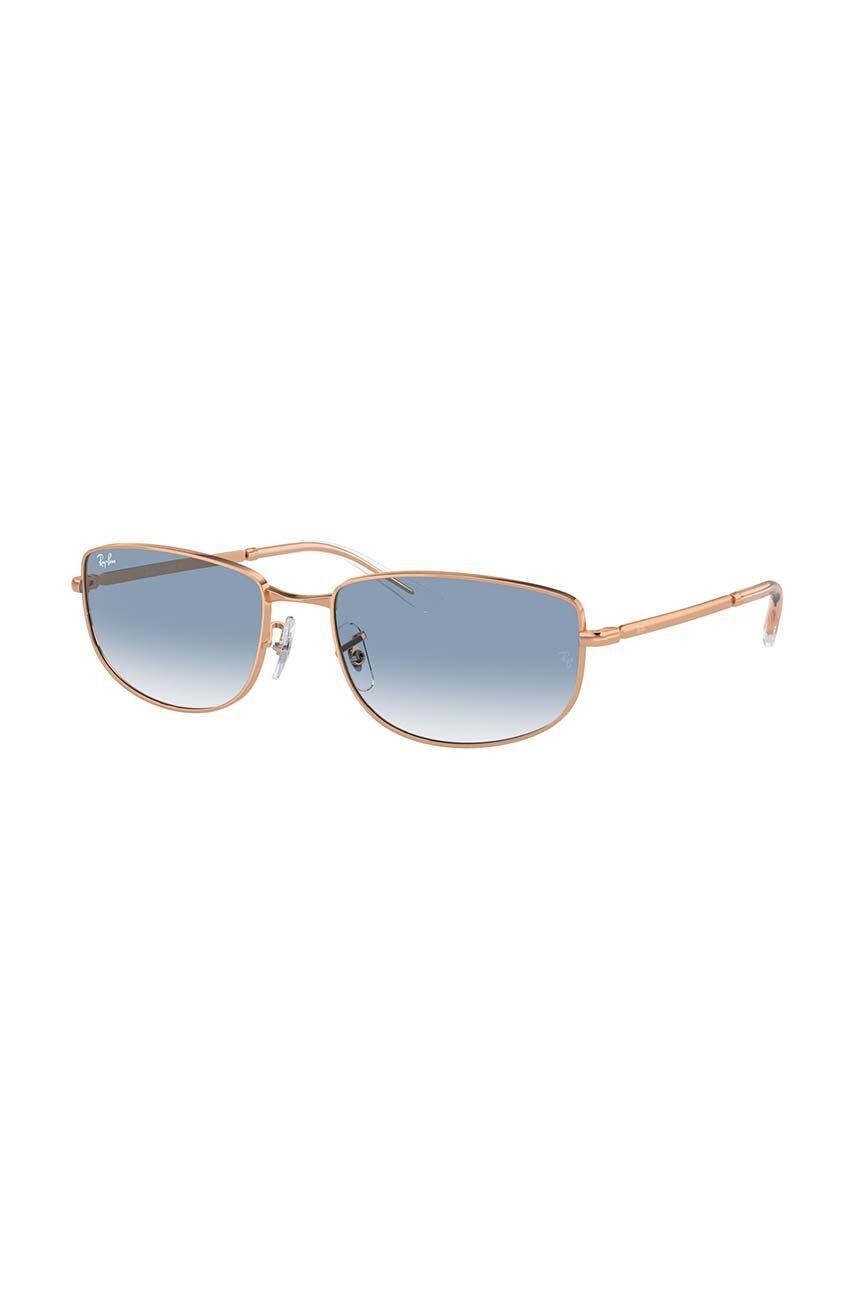 Ray-Ban ochelari de soare culoarea auriu, 0RB3732