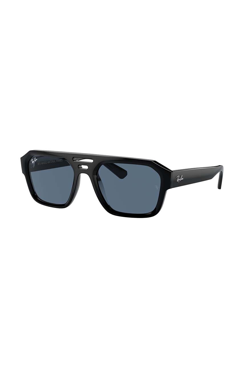 Ray-Ban ochelari de soare CORRIGAN culoarea negru, 0RB4397