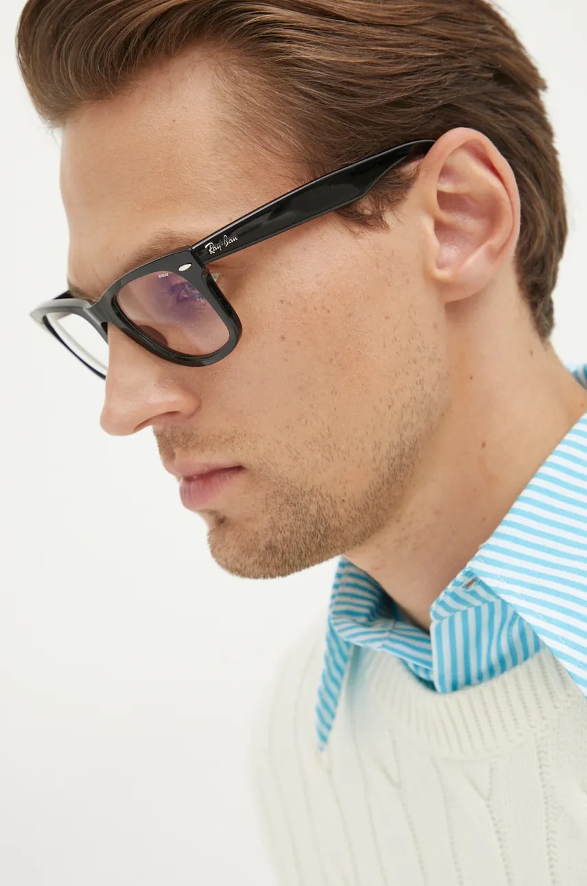 Солнцезащитные очки Ray-Ban WAYFARER цвет прозрачный 0RB2140 Солнцезащитные очки Ray-Ban WAYFARER цвет прозрачный 0RB2140