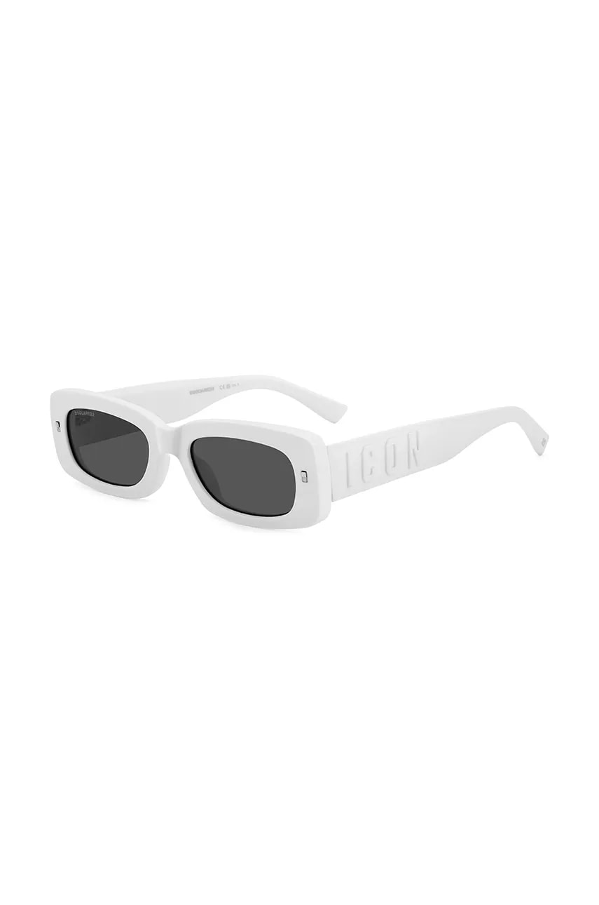 DSQUARED2 ochelari de soare culoarea alb, ICON 0020/S