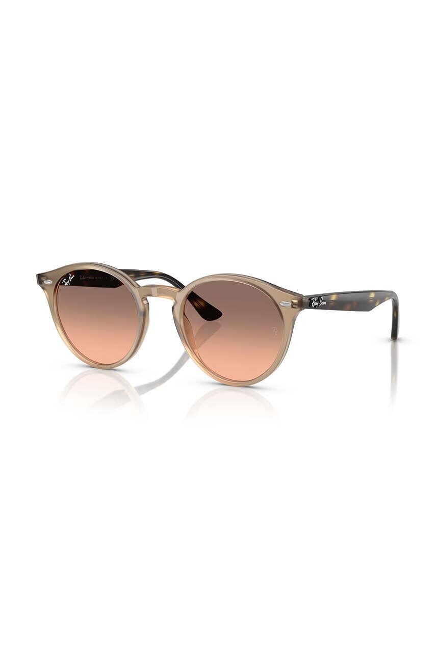 Levně Sluneční brýle Ray-Ban béžová barva, 0RB2180
