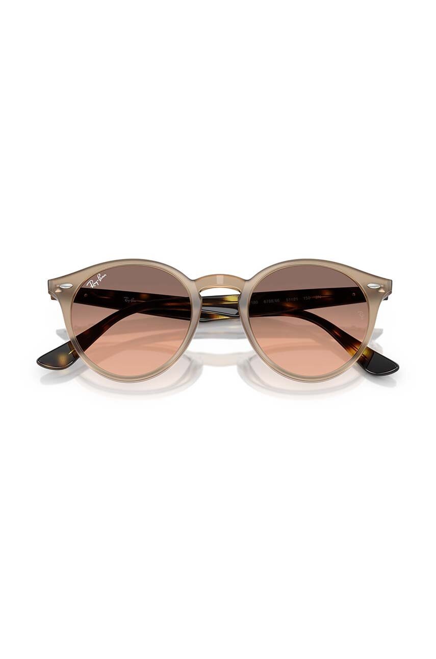 Сонцезахисні окуляри Ray-Ban колір бежевий 0RB2180 