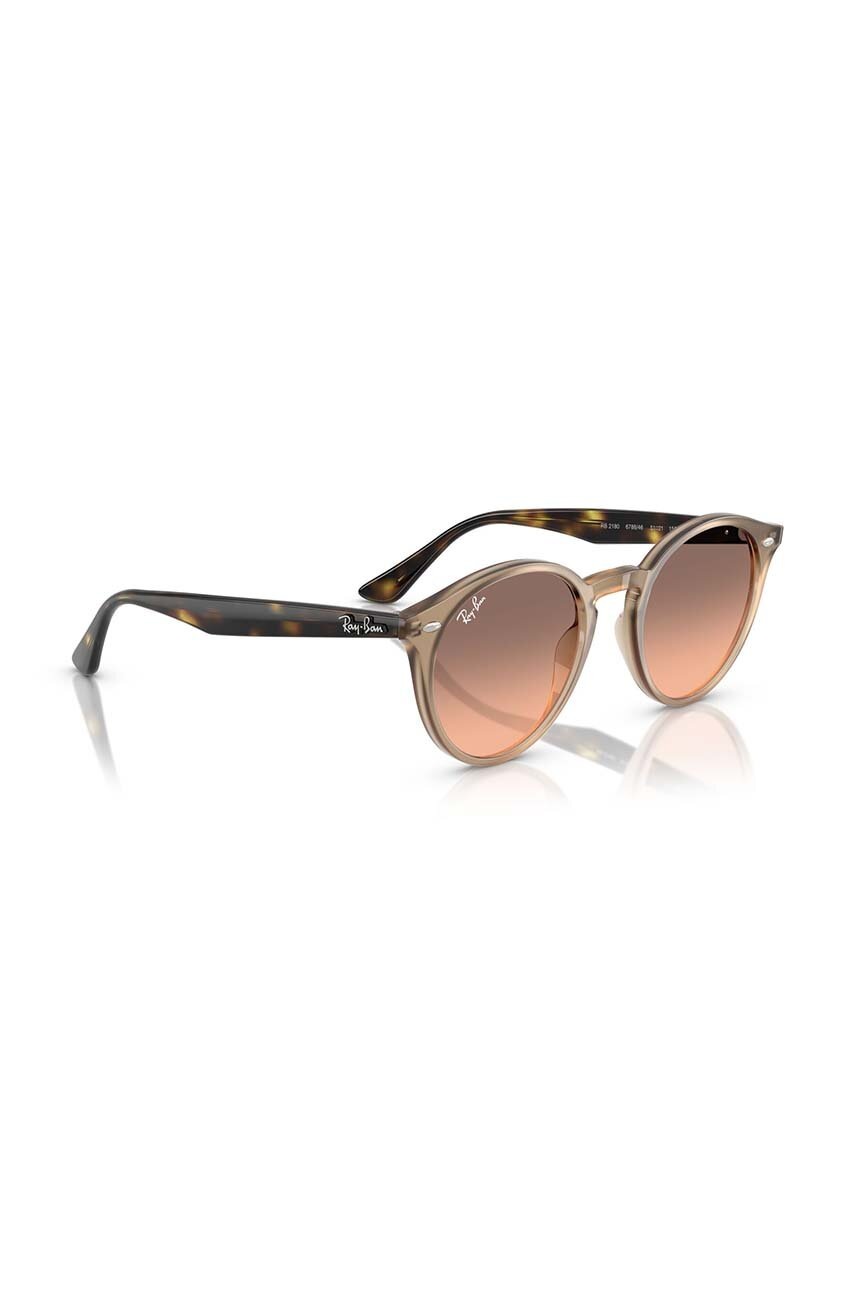 Сонцезахисні окуляри Ray-Ban колір бежевий 0RB2180 