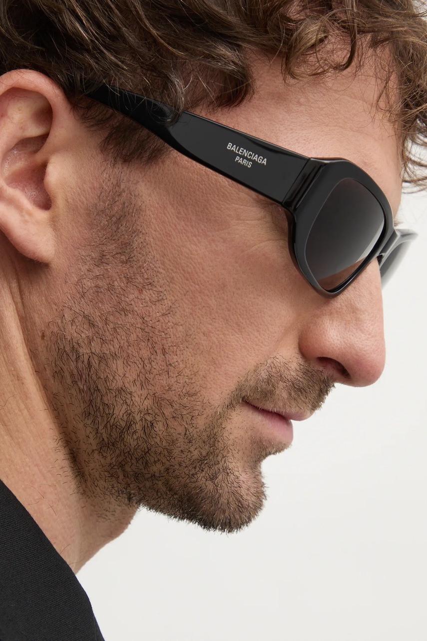 Γυαλιά ηλίου Balenciaga χρώμα: μαύρο, BB0365S φωτογραφία