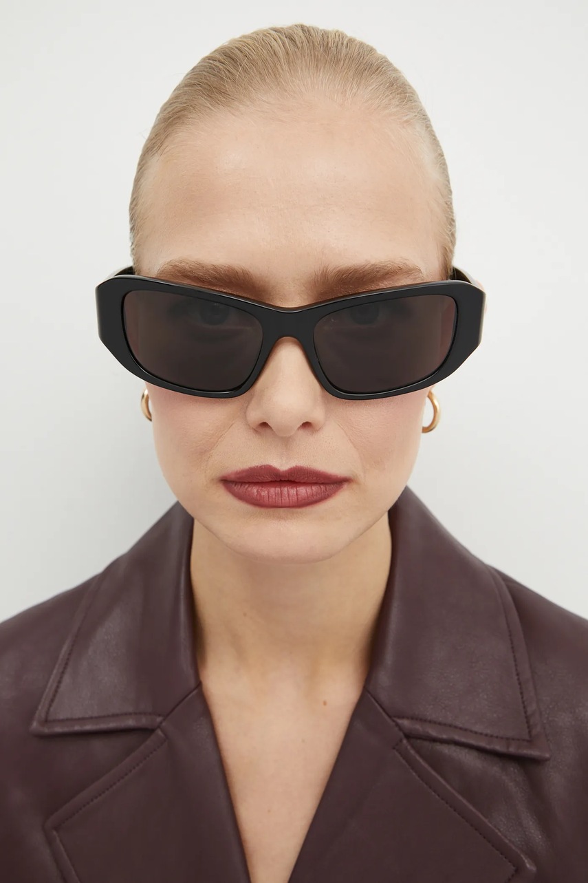 Γυαλιά ηλίου Balenciaga χρώμα: μαύρο, BB0365S φωτογραφία