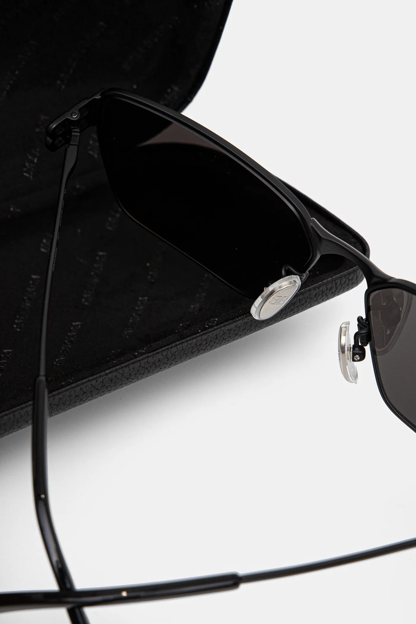 Γυαλιά ηλίου Balenciaga χρώμα: μαύρο, BB0374SK φωτογραφία