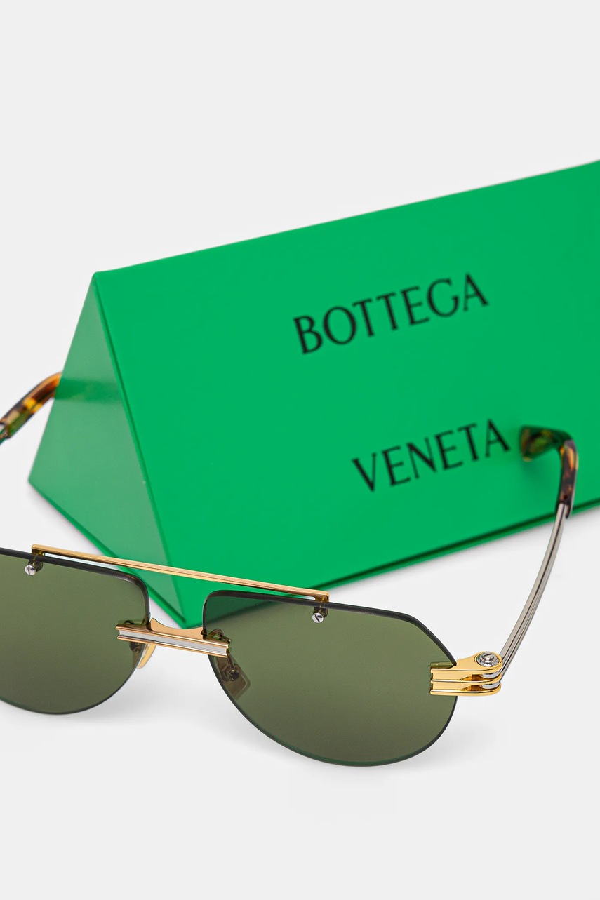 Γυαλιά Bottega Veneta χρώμα: χρυσαφί, BV1342S φωτογραφία
