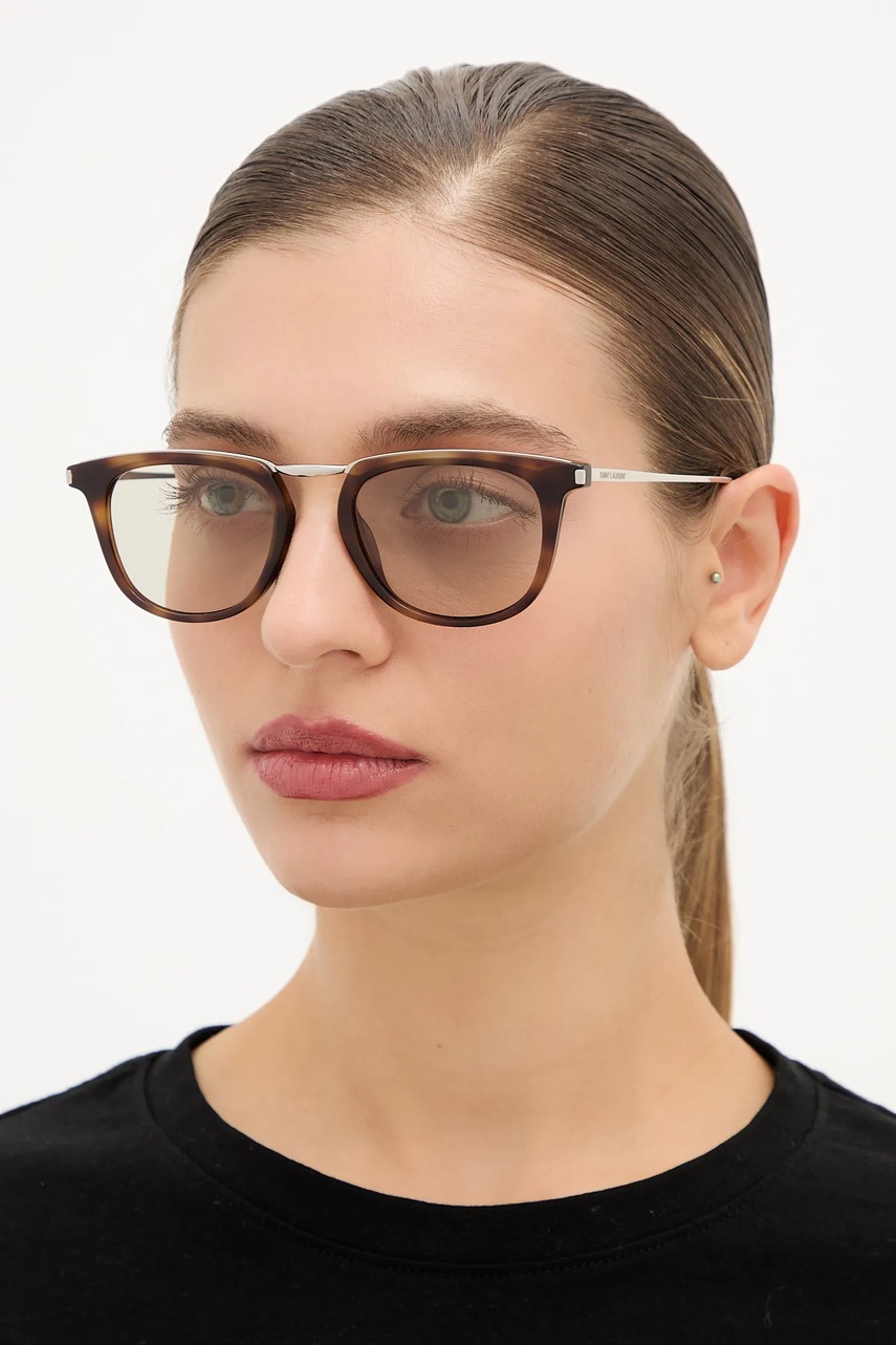 Солнцезащитные очки Saint Laurent цвет чёрный SL 753