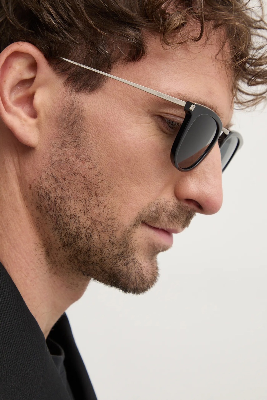 Γυαλιά ηλίου Saint Laurent χρώμα: μαύρο, SL 753 φωτογραφία