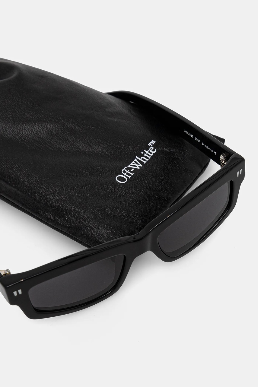 Γυαλιά ηλίου Off-White χρώμα: μαύρο, OERI135_541007 φωτογραφία