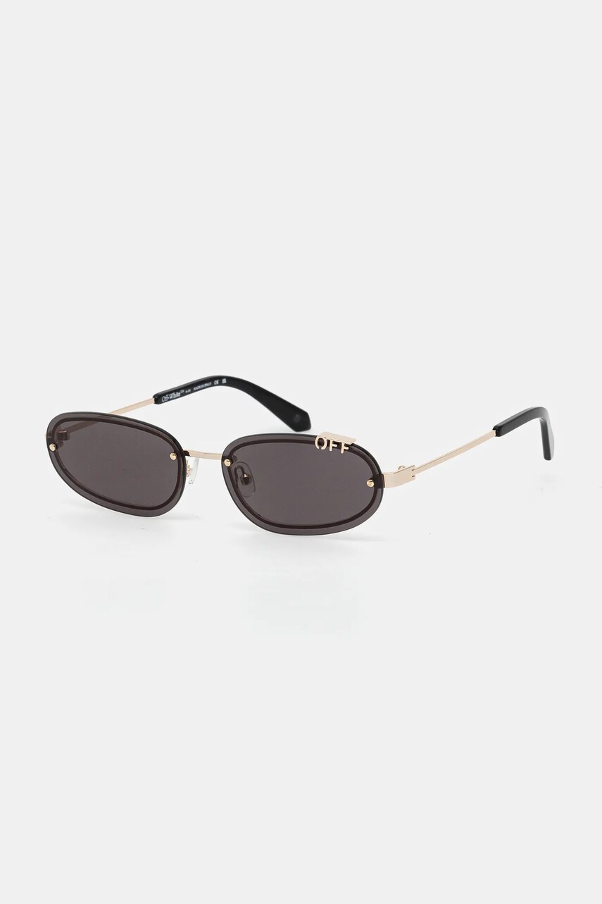 Off-White ochelari de soare culoarea negru, OERI13M_607607