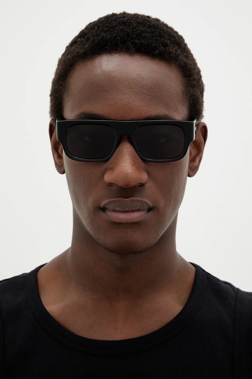 Γυαλιά ηλίου Palm Angels χρώμα: μαύρο, PERI085_531007 φωτογραφία