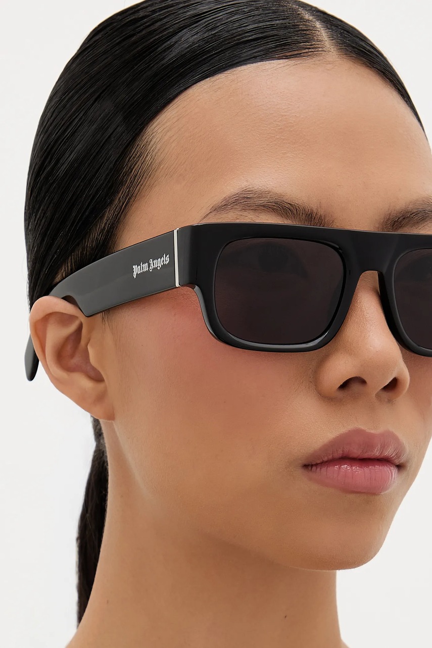 Γυαλιά ηλίου Palm Angels χρώμα: μαύρο, PERI085_531007 φωτογραφία