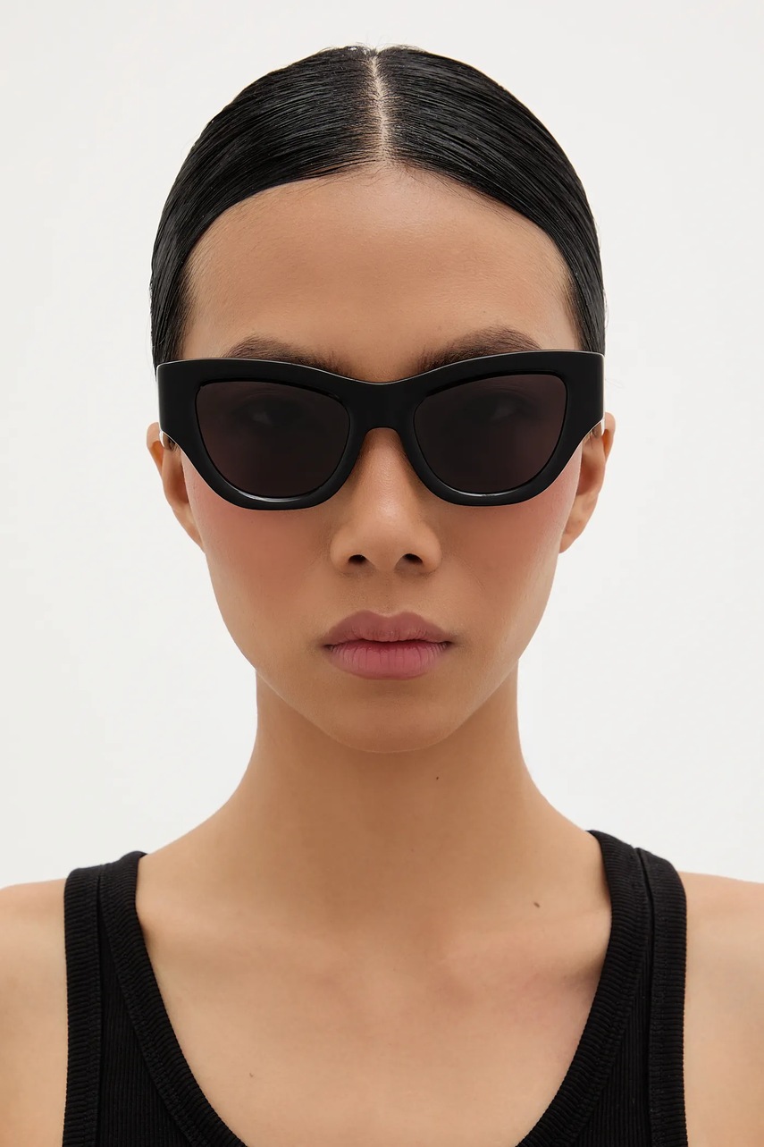 Γυαλιά ηλίου Palm Angels χρώμα: μαύρο, PERI087_501007 φωτογραφία