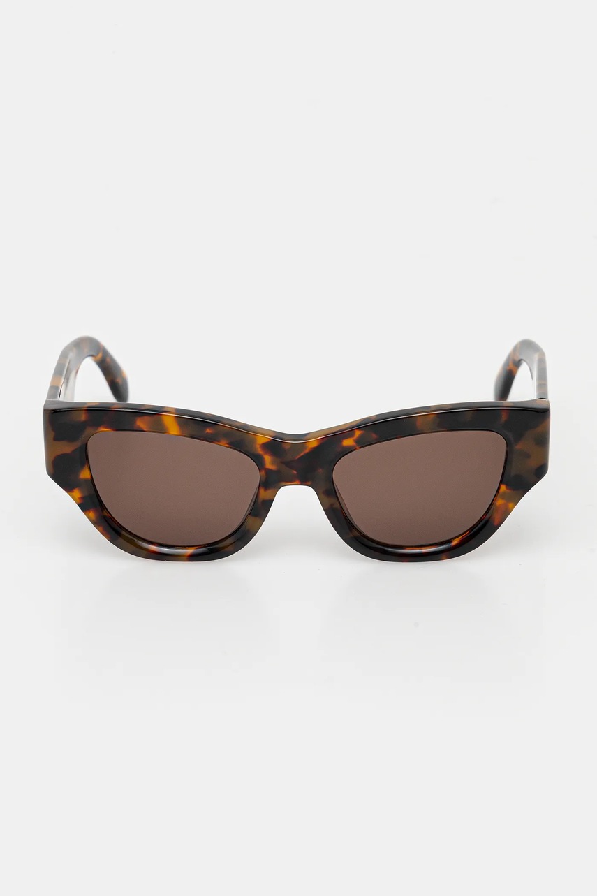 Γυαλιά Palm Angels χρώμα: καφέ, PERI087_506064 φωτογραφία