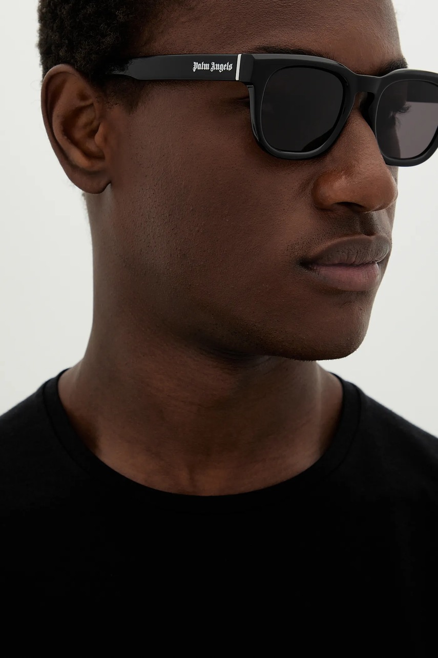 Γυαλιά ηλίου Palm Angels χρώμα: μαύρο, PERI090_501007 φωτογραφία