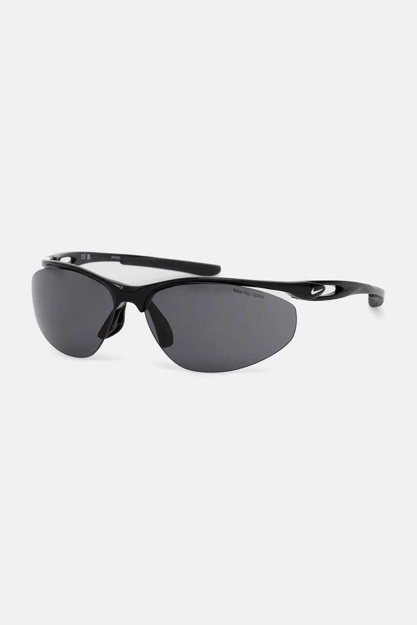 Nike ochelari de soare AERIAL culoarea negru, DZ7352