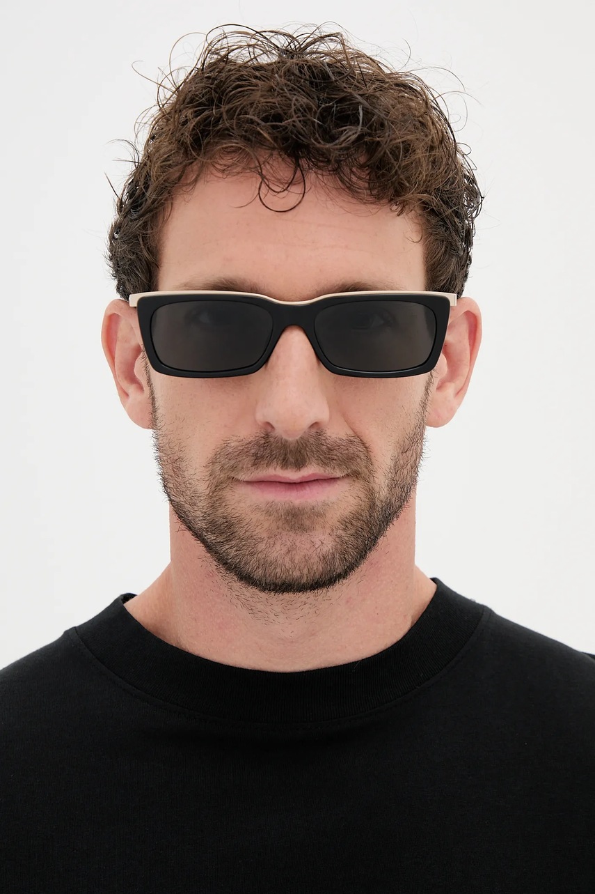 Γυαλιά Saint Laurent χρώμα: μαύρο, SL 766 φωτογραφία