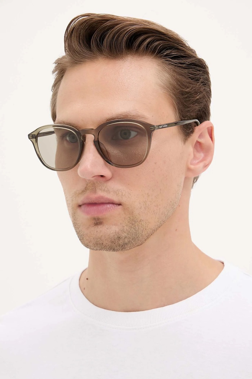 Очки Saint Laurent цвет коричневый SL 782/K