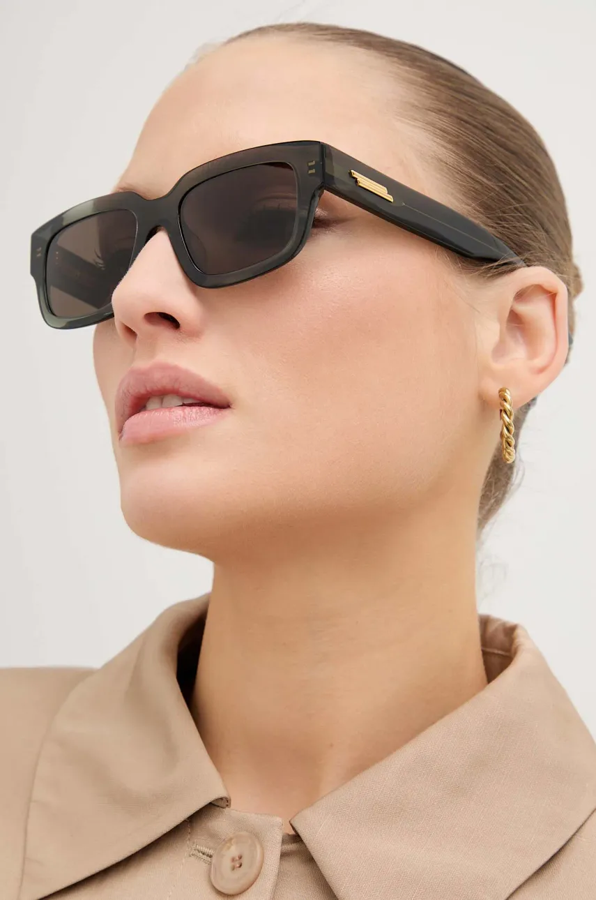 Очки Bottega Veneta цвет коричневый BV1359SA Очки Bottega Veneta цвет коричневый BV1359SA