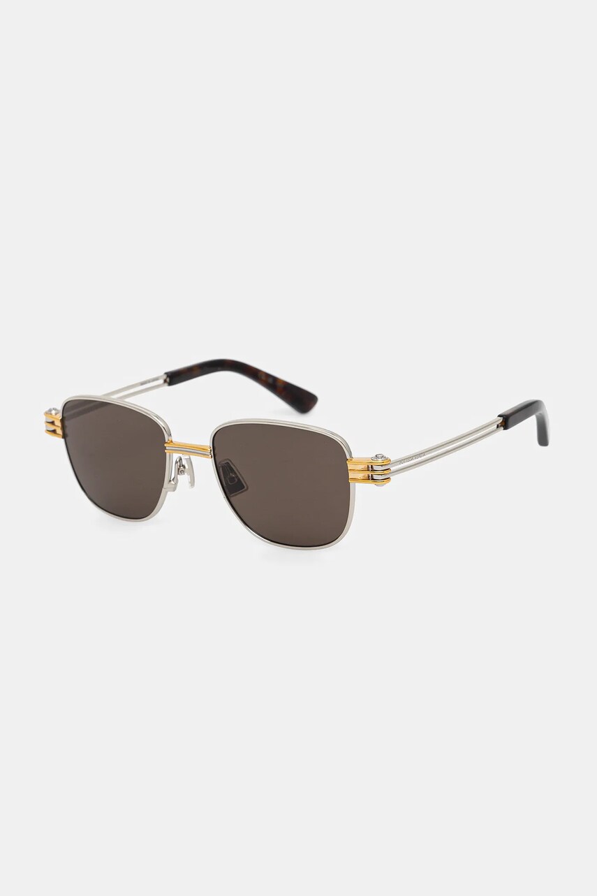Bottega Veneta ochelari culoarea argintiu, BV1380S