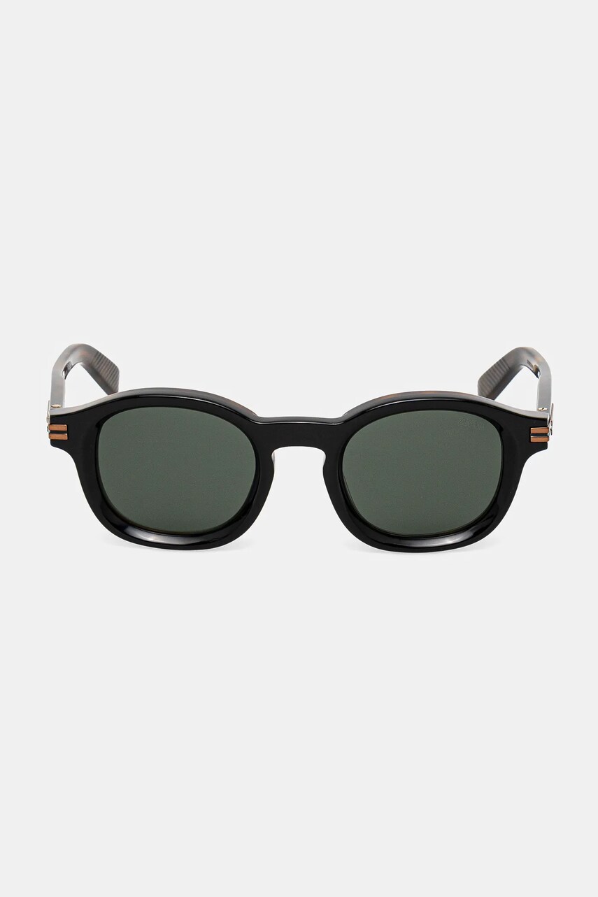 Γυαλιά ηλίου Zegna χρώμα: μαύρο, EZ0229_4705N φωτογραφία