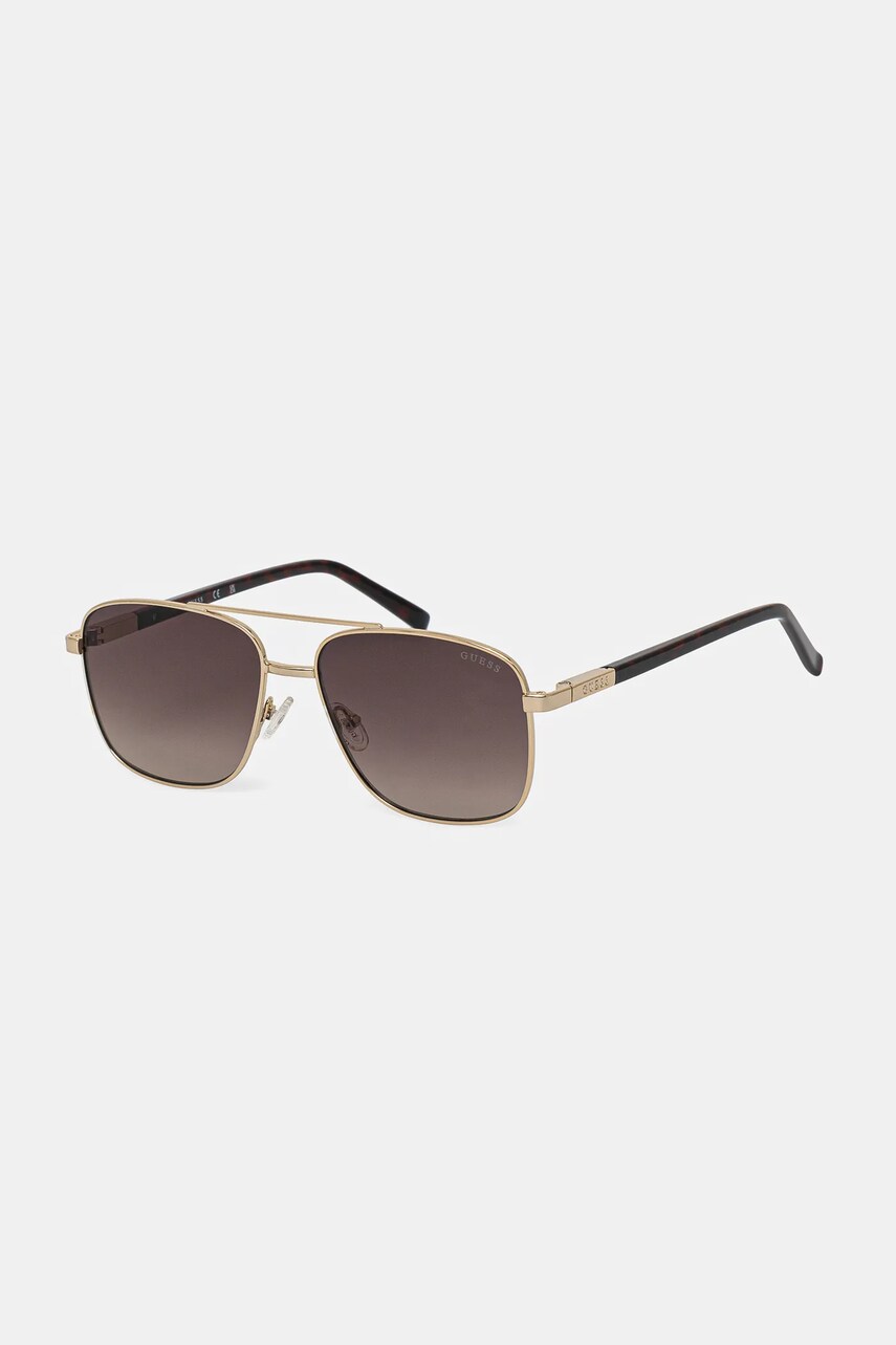 Levně Sluneční brýle Guess zlatá barva, GU3040_5433F