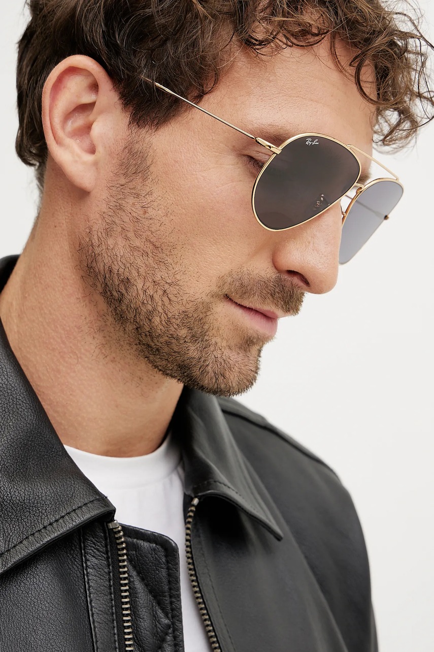 Сонцезахисні окуляри Ray-Ban колір фіолетовий 0RBR0101S 