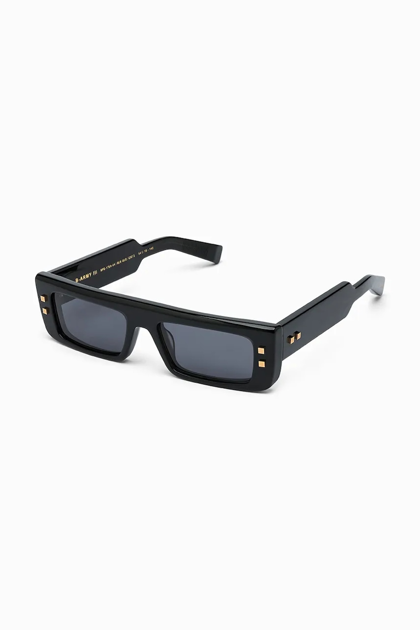 Balmain ochelari de soare B - ARMY III culoarea negru, BPS.175A Balmain ochelari de soare B - ARMY III culoarea negru, BPS.175A