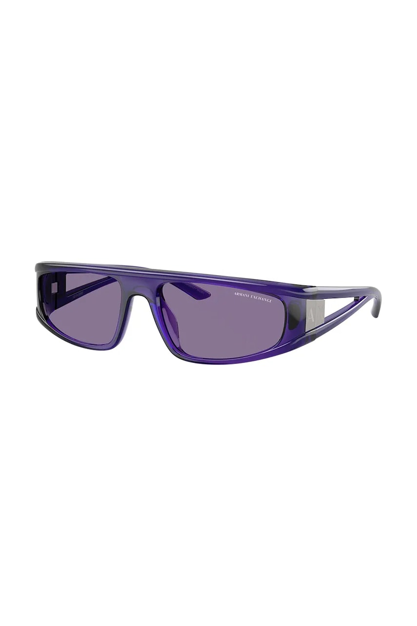 Armani Exchange ochelari de soare culoarea violet, 0AX4159SU