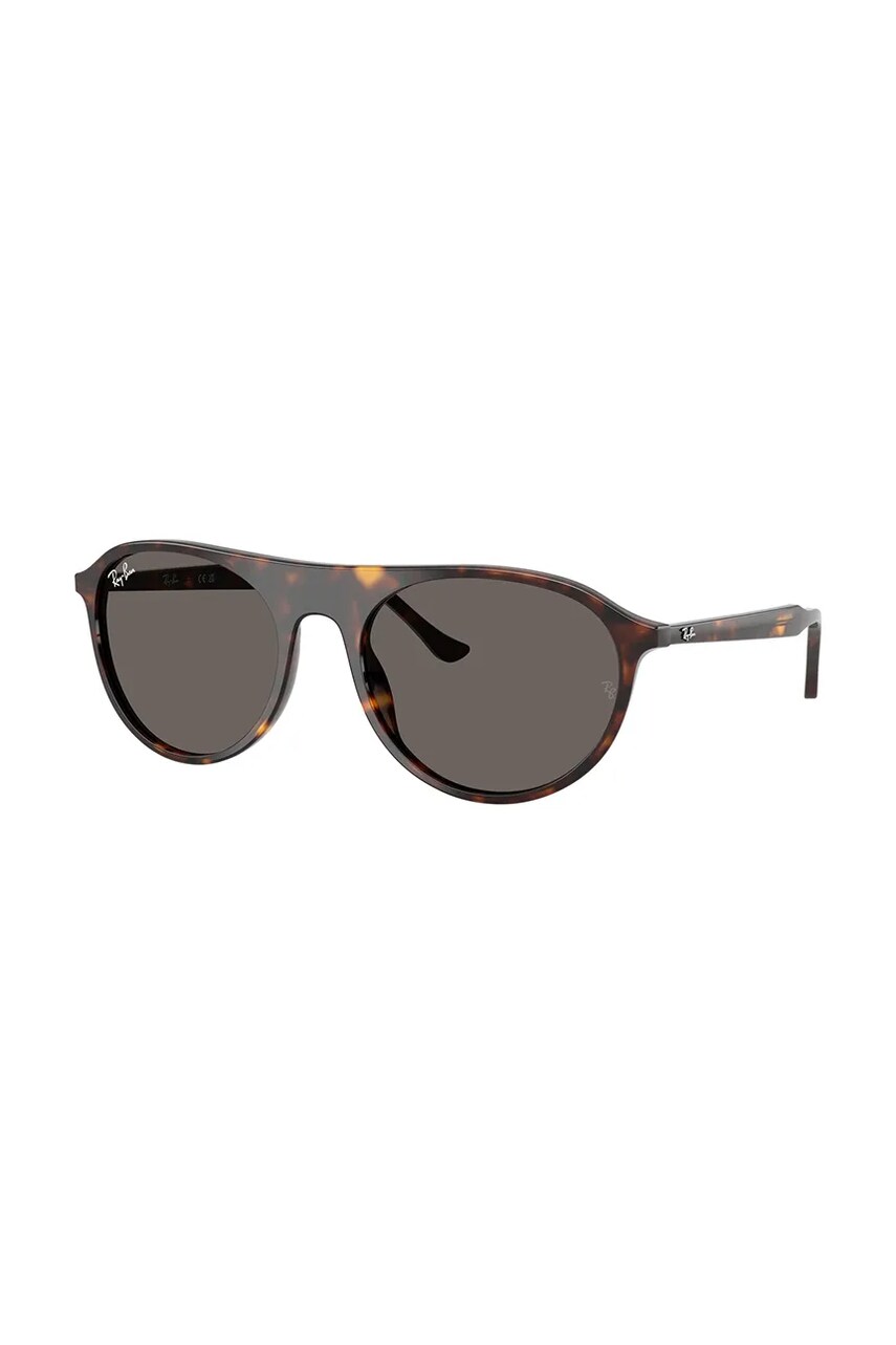Levně Sluneční brýle Ray-Ban hnědá barva, 0RB2215