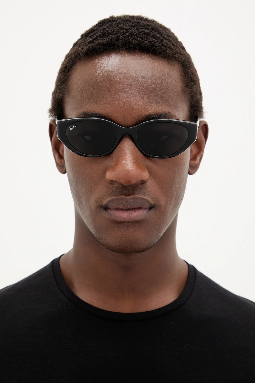 Γυαλιά ηλίου Ray-Ban χρώμα: μαύρο, 0RB4457D φωτογραφία