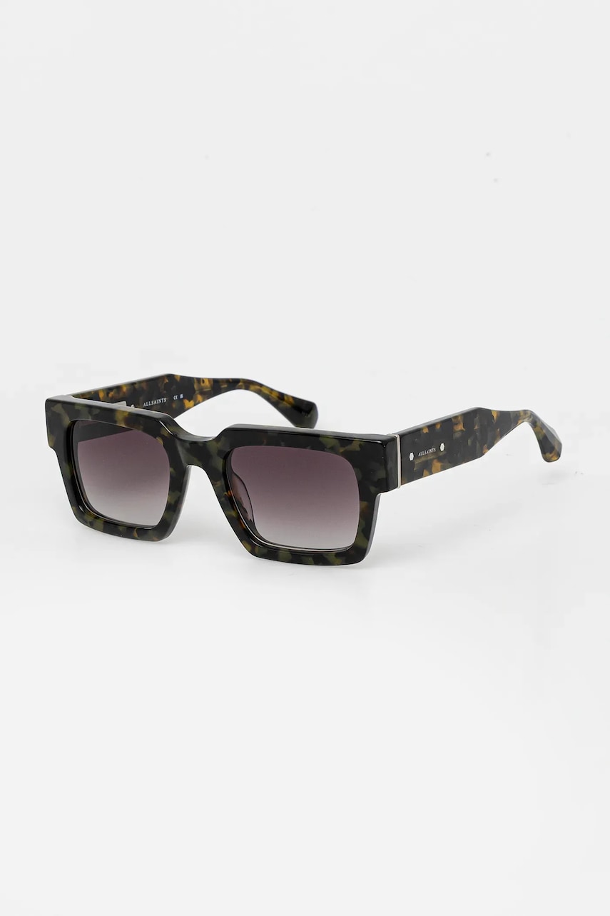 AllSaints ochelari de soare Beau culoarea verde, ALS5025