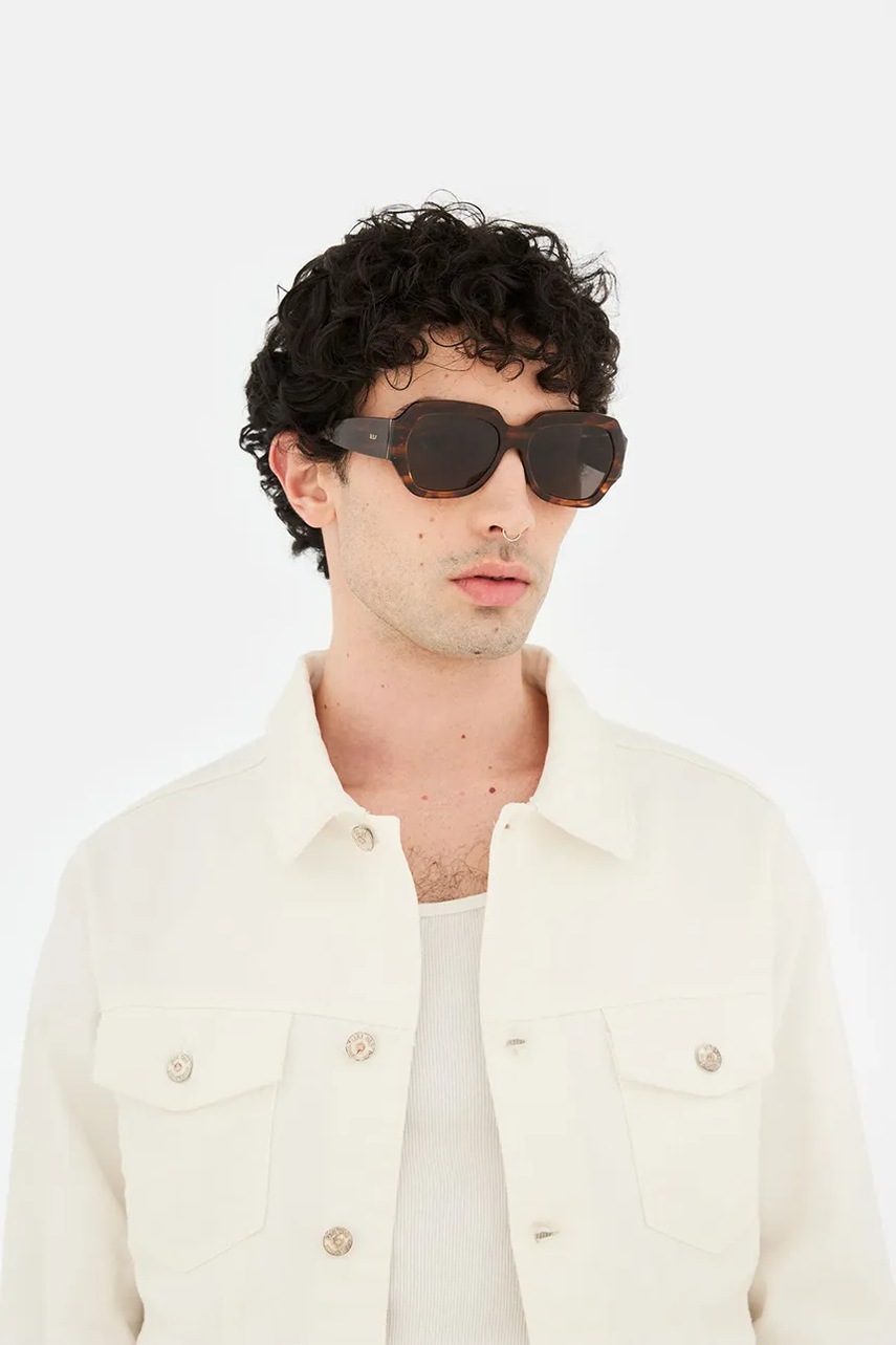 Γυαλιά ηλίου Retrosuperfuture NALA χρώμα: καφέ, NALA.IBG5 φωτογραφία