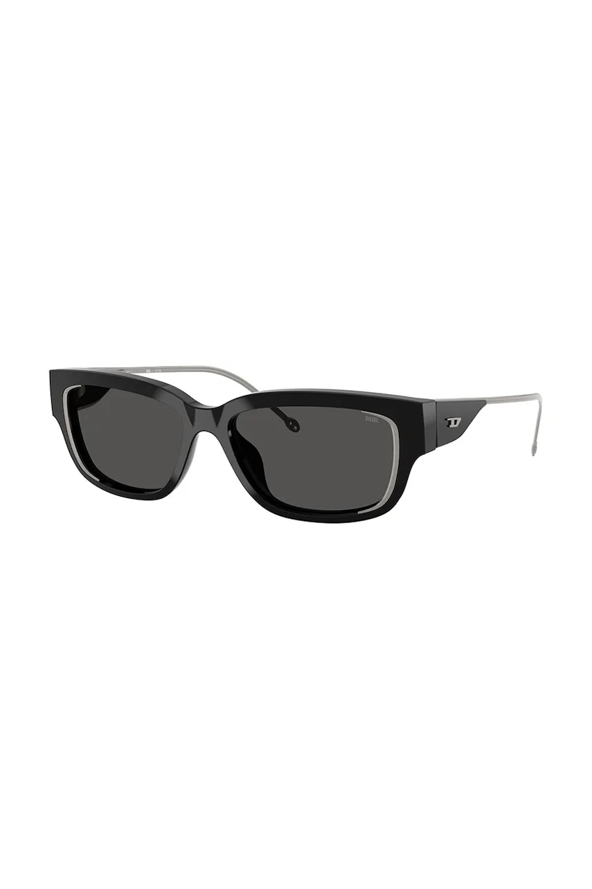 Diesel ochelari de soare culoarea negru, 0DL2002MU