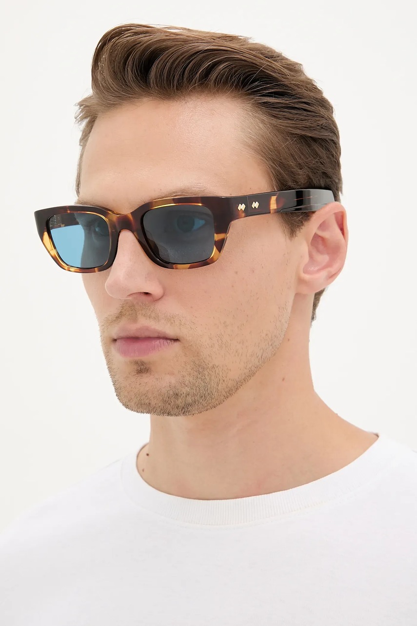 Солнцезащитные очки Bottega Veneta цвет коричневый BV1393S