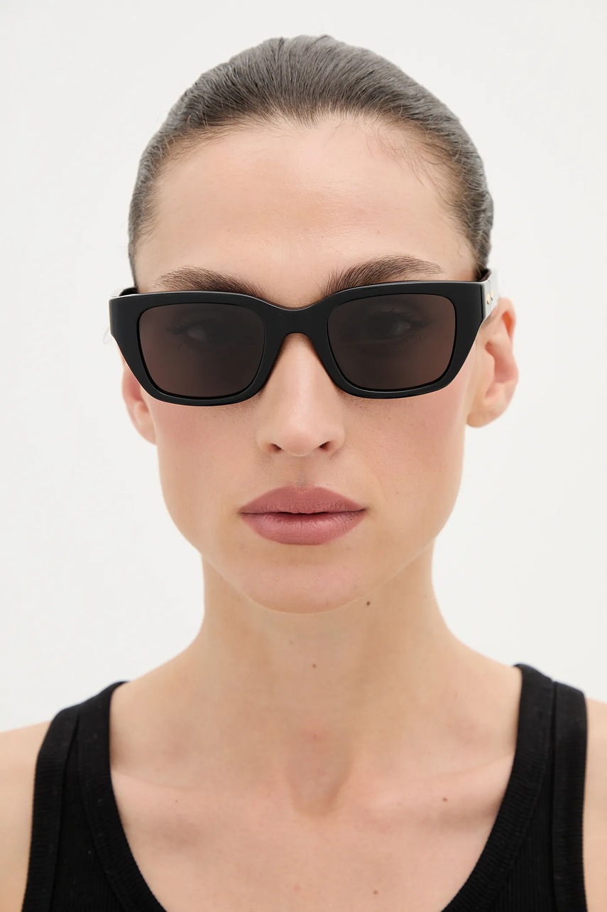 Γυαλιά ηλίου Bottega Veneta χρώμα: μαύρο, BV1393S φωτογραφία