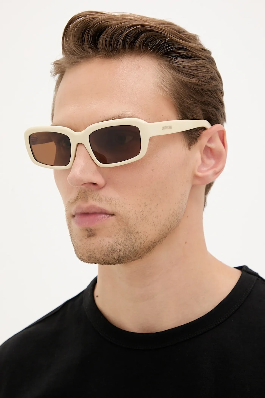 Солнцезащитные очки Jacquemus MARINO цвет бежевый JAC64C3SUN Солнцезащитные очки Jacquemus MARINO цвет бежевый JAC64C3SUN
