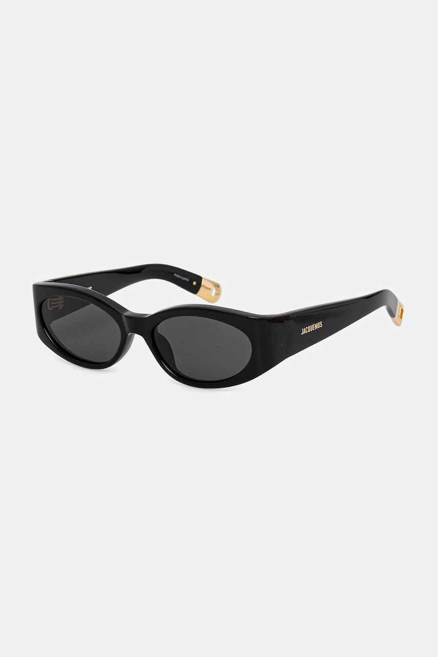 Jacquemus ochelari de soare OVALO culoarea negru, JAC4C1SUN