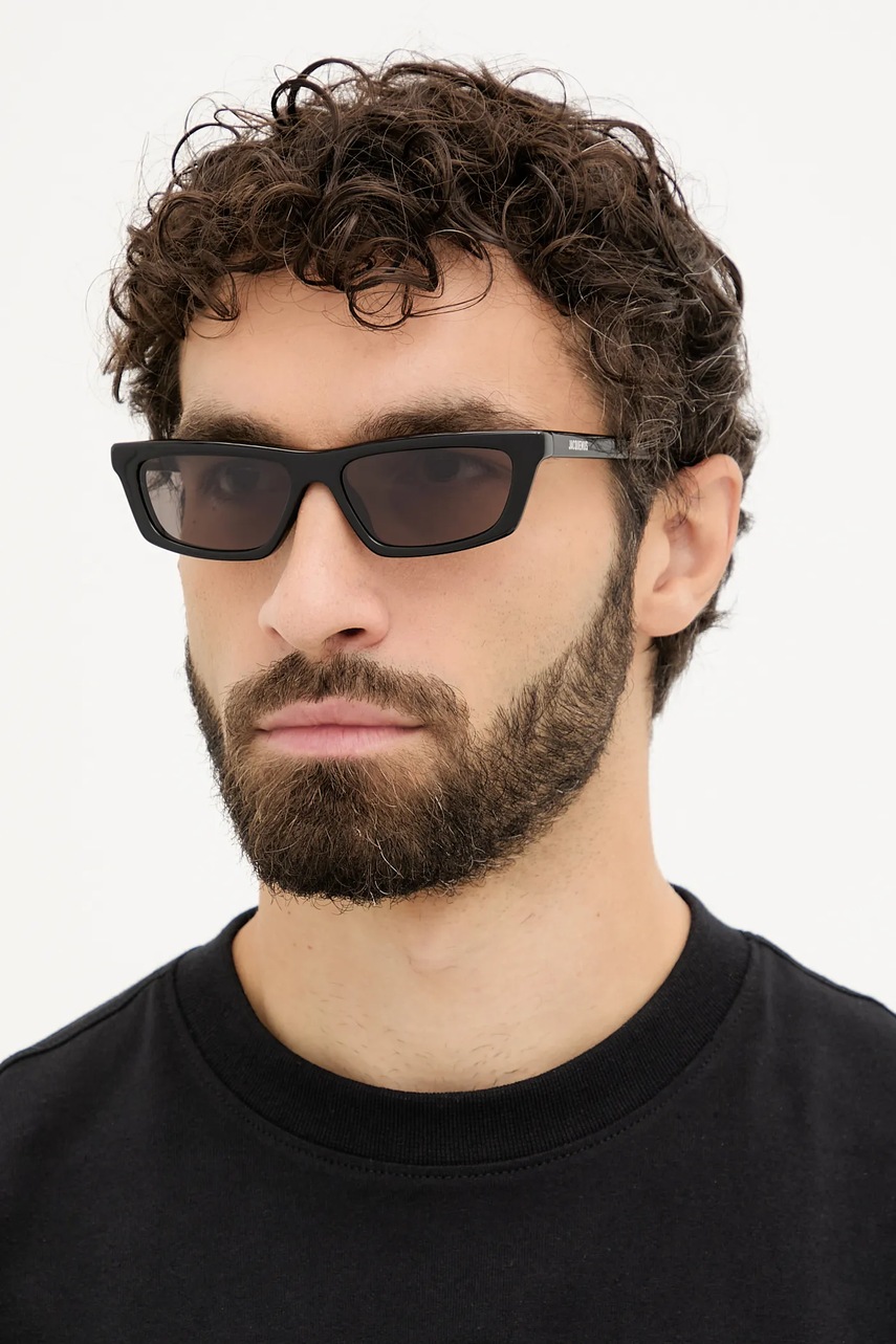 Солнцезащитные очки Jacquemus TRAPEZI цвет чёрный JAC136C1SUN Солнцезащитные очки Jacquemus TRAPEZI цвет чёрный JAC136C1SUN