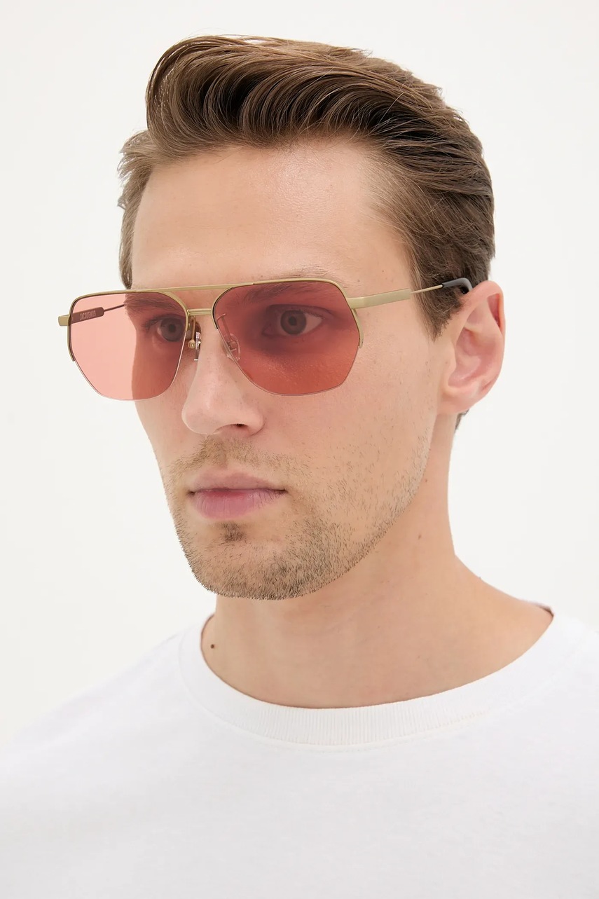 Солнцезащитные очки Jacquemus AVIADOR цвет розовый JAC67C5SUN