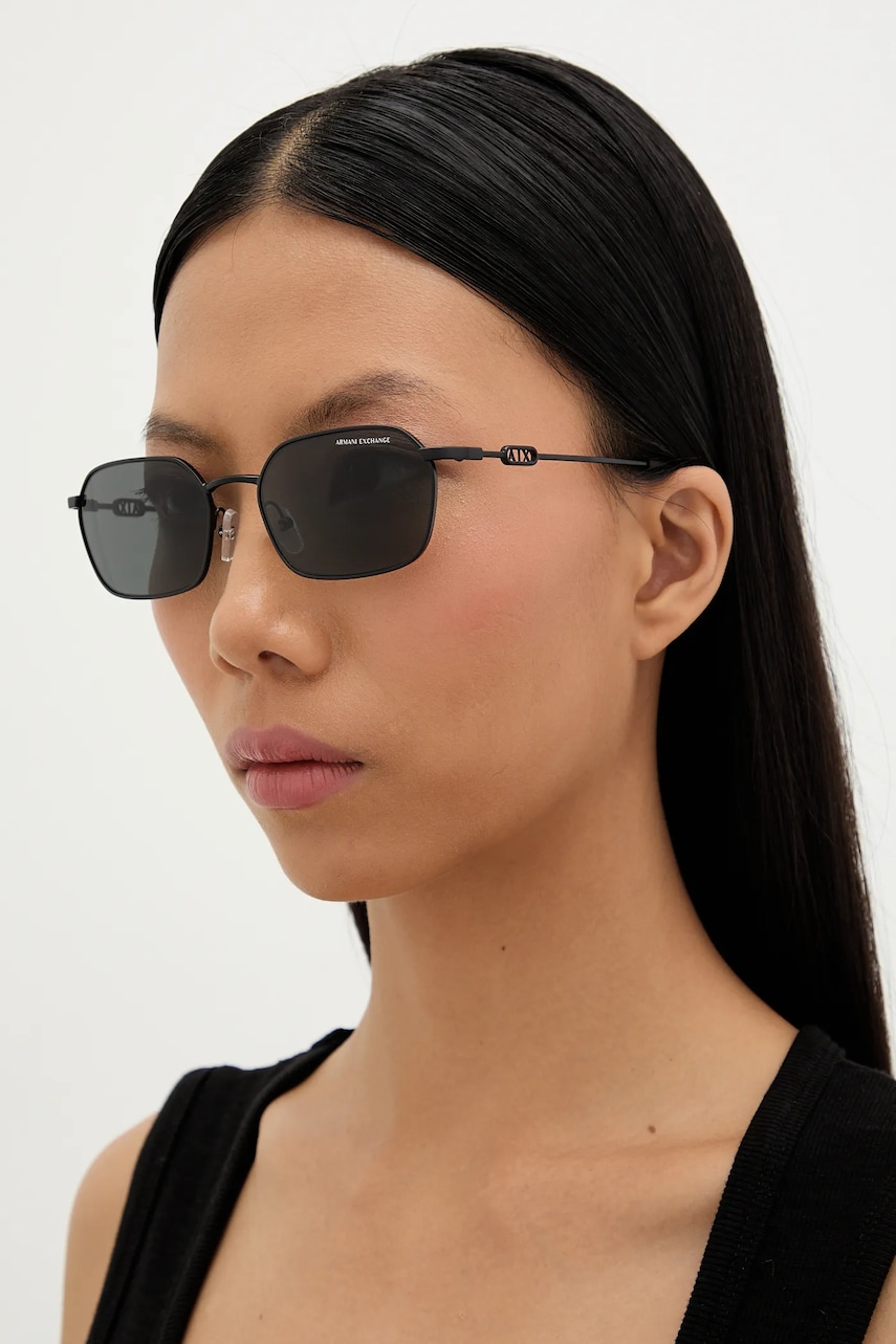 Armani Exchange ochelari de soare culoarea negru, 0AX2056S