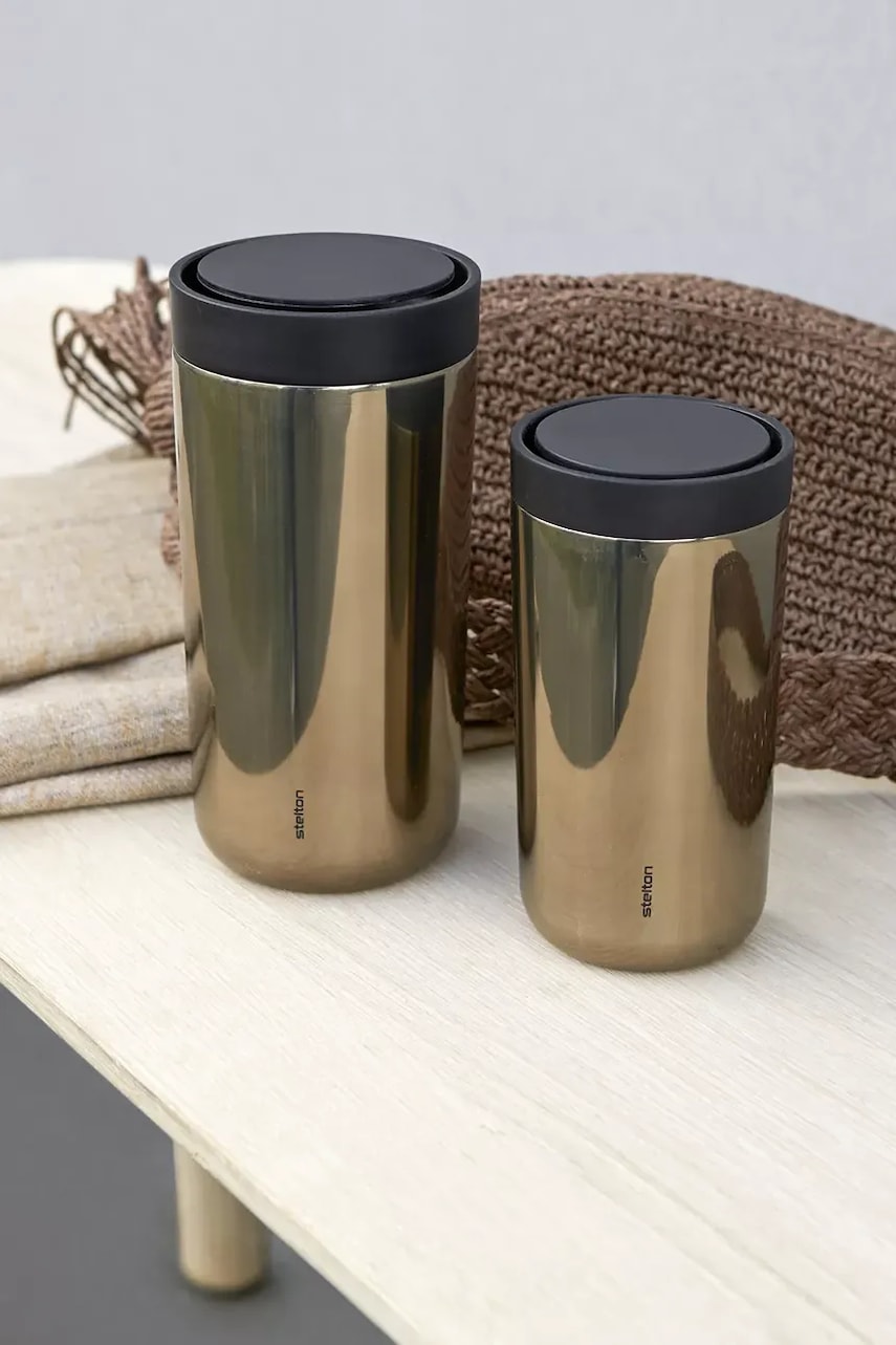 Термокружка Stelton To Go Click 200 ml цвет коричневый Термокружка Stelton To Go Click 200 ml цвет коричневый