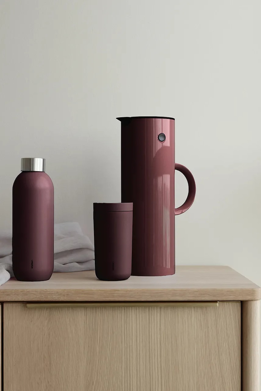 Термокружка Stelton To Go Click 200 ml цвет бордовый Термокружка Stelton To Go Click 200 ml цвет бордовый