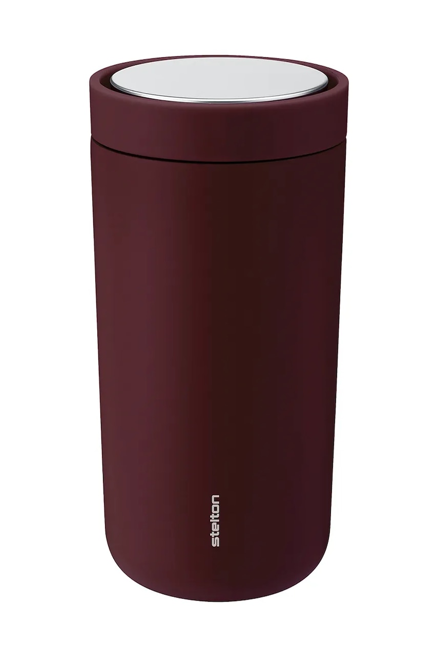 Stelton cana termica To Go Click 400 ml culoarea bordo Stelton cana termica To Go Click 400 ml culoarea bordo