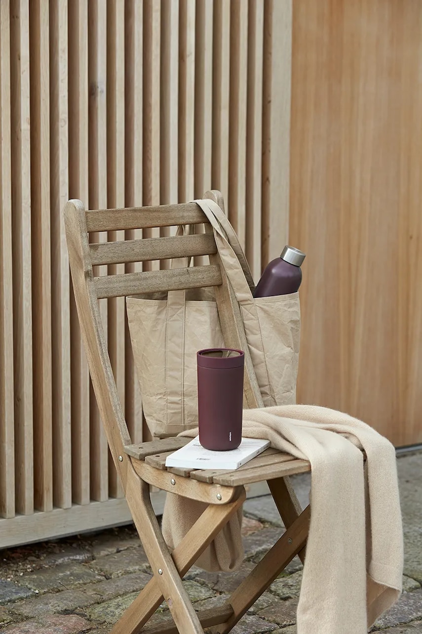Термокружка Stelton To Go Click 400 ml цвет бордовый Термокружка Stelton To Go Click 400 ml цвет бордовый
